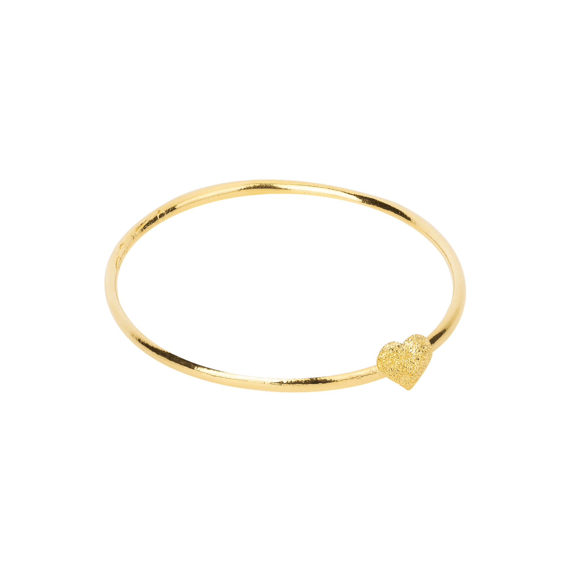 กำไลสวมกลมหัวใจจิกเพชร 04