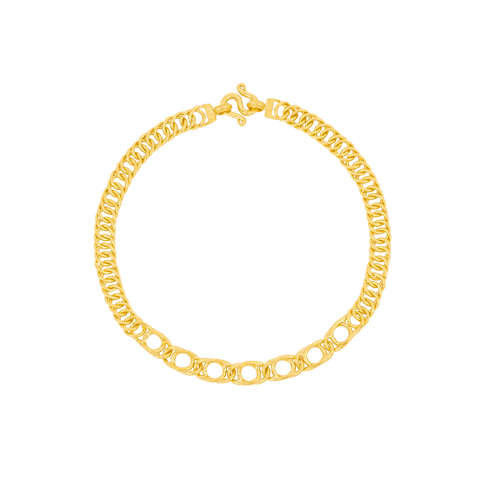 สร้อยข้อมือบิดสองชั้นเกือกม้า 02 สร้อยข้อมือบิดสองชั้นเกือกม้า 02