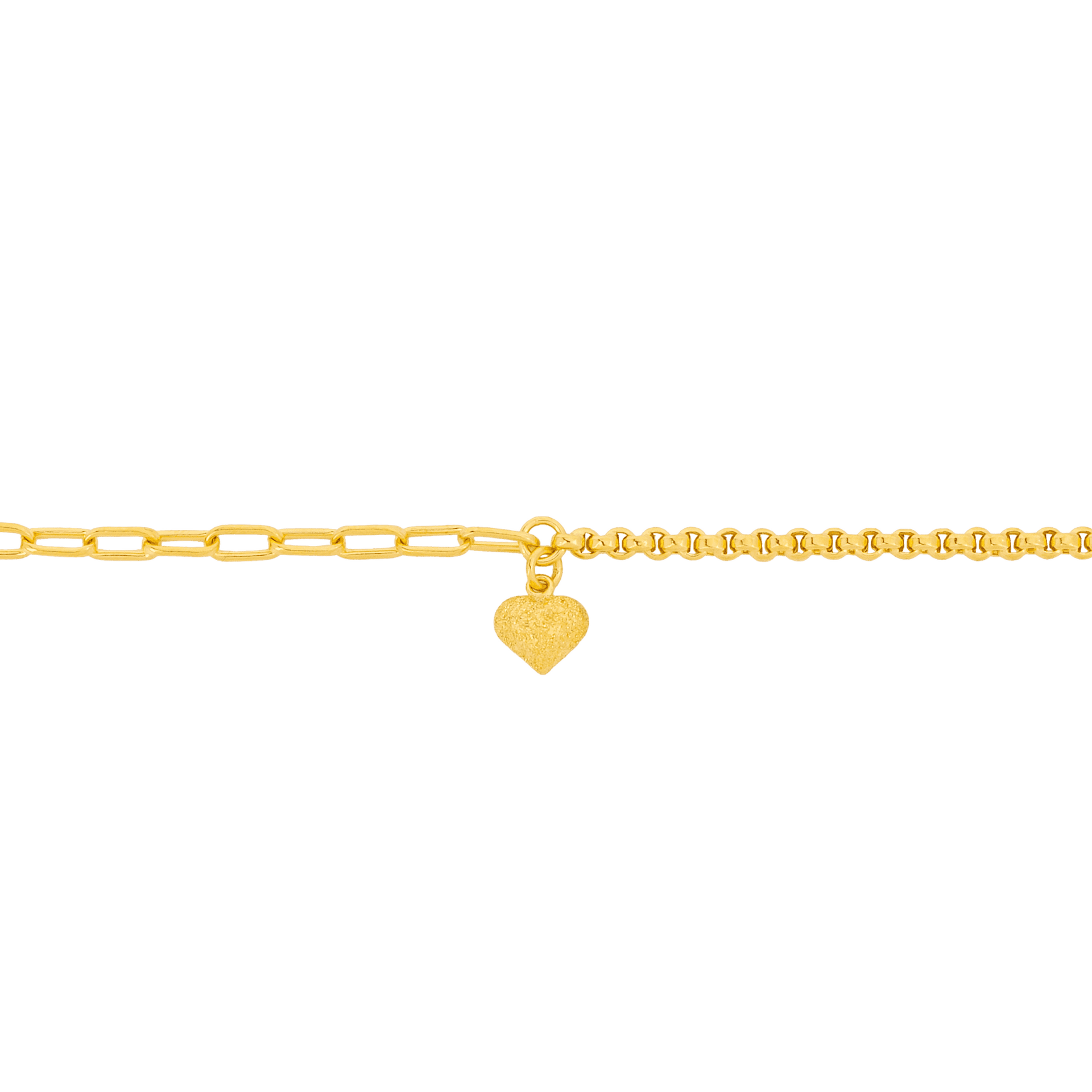 สร้อยข้อมือโซ่ซีดีห้อยหัวใจ 04 สร้อยข้อมือโซ่ซีดีห้อยหัวใจ 04